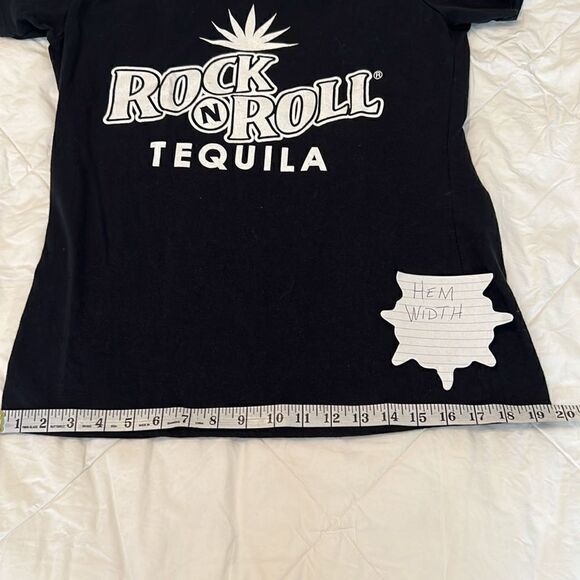 Rock and Roll tequila black  size small short sleeve T-shirt GUC - Picture 5 of 7